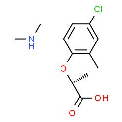 ChemSpider 2D Image | Mecoprop-P-dimethylammonium | C12H18ClNO3