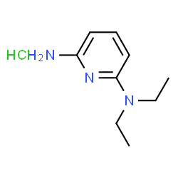 ChemSpider 2D Image | N,N-DIMETHYL 2,6-PYRIDINEDIAMINE HYDROCHLORIDE | C9H16ClN3