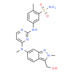 ChemSpider 2D Image | GSK-1268992 | C21H23N7O3S
