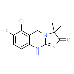 ChemSpider 2D Image | Rafigrelidume | C12H11Cl2N3O