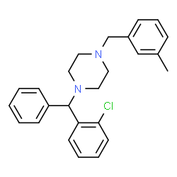 ChemSpider 2D Image | MECLIZINE O-CHLORO ISOMER | C25H27ClN2