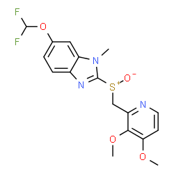 ChemSpider 2D Image | N3-METHYL PANTOPRAZOLE | C17H17F2N3O4S