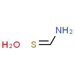ChemSpider 2D Image | THIOFORMAMIDE MONOHYDRATE | CH5NOS