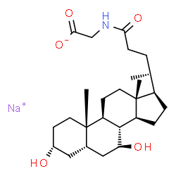 ChemSpider 2D Image | URSODEOXYCHOLYLGLYCINE SODIUM | C26H42NNaO5