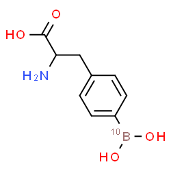 ChemSpider 2D Image | BORONOPHENYLALANINE B-10 | C9H1210BNO4