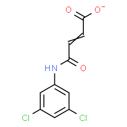 ChemSpider 2D Image | 4-[(3,5-Dichlorophenyl)amino]-4-oxo-2-butenoate | C10H6Cl2NO3