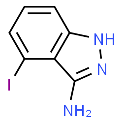 ChemSpider 2D Image | 4-Iodo-1H-indazol-3-amine | C7H6IN3