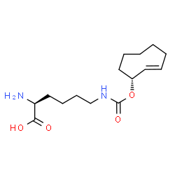 ChemSpider 2D Image | N~6~-{[(1R,2E)-2-Cycloocten-1-yloxy]carbonyl}-L-lysine | C15H26N2O4
