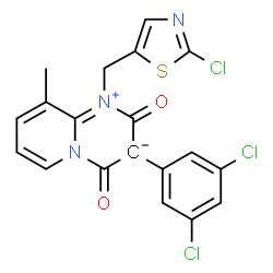 ChemSpider 2D Image | dicloromezotiaz | C19H12Cl3N3O2S