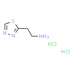 ChemSpider 2D Image | 2-(1,3,4-Thiadiazol-2-yl)ethanamine dihydrochloride | C4H9Cl2N3S