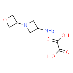 ChemSpider 2D Image | 1-(Oxetan-3-yl)azetidin-3-amine oxalate | C8H14N2O5