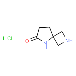 ChemSpider 2D Image | 2,5-Diazaspiro[3.4]octan-6-one Hydrochloride | C6H11ClN2O