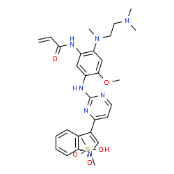 ChemSpider 2D Image | Osimertinib mesylate | C29H37N7O5S