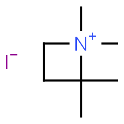 ChemSpider 2D Image | 1,1,2,2-Tetramethylazetidinium iodide | C7H16IN