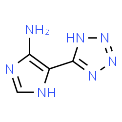 ChemSpider 2D Image | 5-(1H-Tetrazol-5-yl)-1H-imidazol-4-amine | C4H5N7