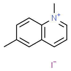 ChemSpider 2D Image | 1,6-Dimethylquinolinium iodide | C11H12IN