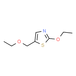 ChemSpider 2D Image | 2-Ethoxy-5-(ethoxymethyl)thiazole | C8H13NO2S