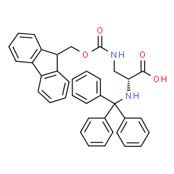 ChemSpider 2D Image | 3-{[(9H-Fluoren-9-ylmethoxy)carbonyl]amino}-N-trityl-D-alanine | C37H32N2O4