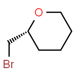 ChemSpider 2D Image | (2R)-2-(Bromomethyl)tetrahydro-2H-pyran | C6H11BrO