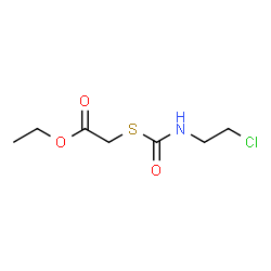 ChemSpider 2D Image | Ethyl {[(2-chloroethyl)carbamoyl]sulfanyl}acetate | C7H12ClNO3S