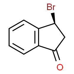 ChemSpider 2D Image | (3S)-3-Bromo-1-indanone | C9H7BrO