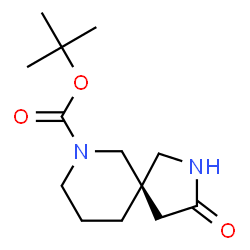 ChemSpider 2D Image | 2-Methyl-2-propanyl (5R)-3-oxo-2,7-diazaspiro[4.5]decane-7-carboxylate | C13H22N2O3