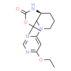 ChemSpider 2D Image | 2-Methyl-2-propanyl [(3S)-1-(6-ethoxy-4-pyrimidinyl)-3-piperidinyl]carbamate | C16H26N4O3