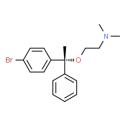 ChemSpider 2D Image | (R)-embramine | C18H22BrNO