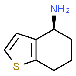 ChemSpider 2D Image | (4S)-4,5,6,7-Tetrahydro-1-benzothiophen-4-amine | C8H11NS