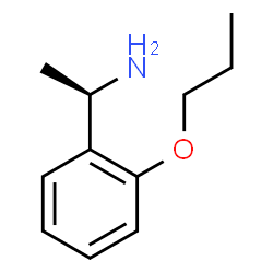 ChemSpider 2D Image | (1R)-1-(2-Propoxyphenyl)ethanamine | C11H17NO