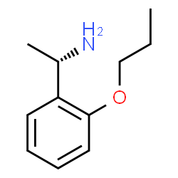 ChemSpider 2D Image | (1S)-1-(2-Propoxyphenyl)ethanamine | C11H17NO