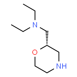 ChemSpider 2D Image | N-Ethyl-N-[(2S)-2-morpholinylmethyl]ethanamine | C9H20N2O