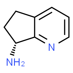 ChemSpider 2D Image | (7R)-6,7-Dihydro-5H-cyclopenta[b]pyridin-7-amine | C8H10N2