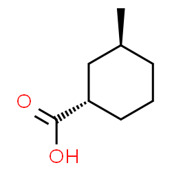 ChemSpider 2D Image | (1S,3S)-3-Methylcyclohexanecarboxylic acid | C8H14O2