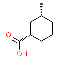 ChemSpider 2D Image | (1S,3R)-3-Methylcyclohexanecarboxylic acid | C8H14O2