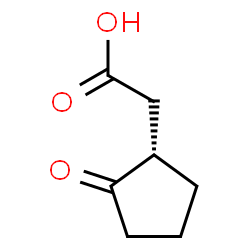 ChemSpider 2D Image | [(1S)-2-Oxocyclopentyl]acetic acid | C7H10O3