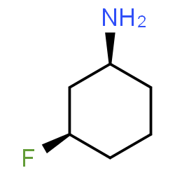 ChemSpider 2D Image | (1S,3R)-3-Fluorocyclohexanamine | C6H12FN