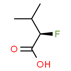 ChemSpider 2D Image | (2R)-2-Fluoro-3-methylbutanoic acid | C5H9FO2