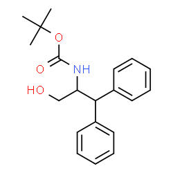 ChemSpider 2D Image | 2-Methyl-2-propanyl (3-hydroxy-1,1-diphenyl-2-propanyl)carbamate | C20H25NO3