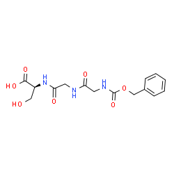 ChemSpider 2D Image | N-[(Benzyloxy)carbonyl]glycylglycyl-L-serine | C15H19N3O7