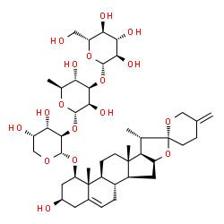 ChemSpider 2D Image | RUSCIN(P) | C44H68O17