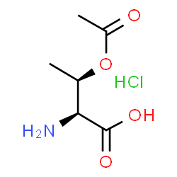 ChemSpider 2D Image | O-Acetyl-L-threonine hydrochloride (1:1) | C6H12ClNO4