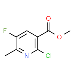 ChemSpider 2D Image | Methyl 2-chloro-5-fluoro-6-methylnicotinate | C8H7ClFNO2