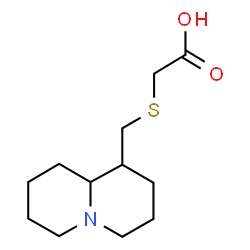 ChemSpider 2D Image | [(Octahydro-2H-quinolizin-1-ylmethyl)sulfanyl]acetic acid | C12H21NO2S