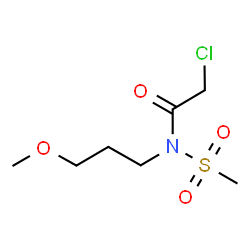 ChemSpider 2D Image | 2-Chloro-N-(3-methoxypropyl)-N-(methylsulfonyl)acetamide | C7H14ClNO4S