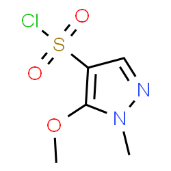 ChemSpider 2D Image | 5-Methoxy-1-methyl-1H-pyrazole-4-sulfonyl chloride | C5H7ClN2O3S