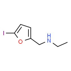 ChemSpider 2D Image | N-[(5-Iodo-2-furyl)methyl]ethanamine | C7H10INO
