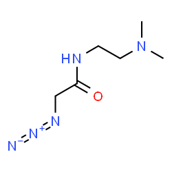 ChemSpider 2D Image | 2-Azido-N-[2-(dimethylamino)ethyl]acetamide | C6H13N5O