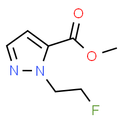 ChemSpider 2D Image | methyl 2-(2-fluoroethyl)pyrazole-3-carboxylate | C7H9FN2O2