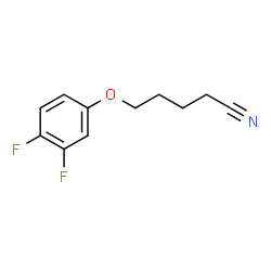 ChemSpider 2D Image | 5-(3,4-Difluorophenoxy)pentanenitrile | C11H11F2NO